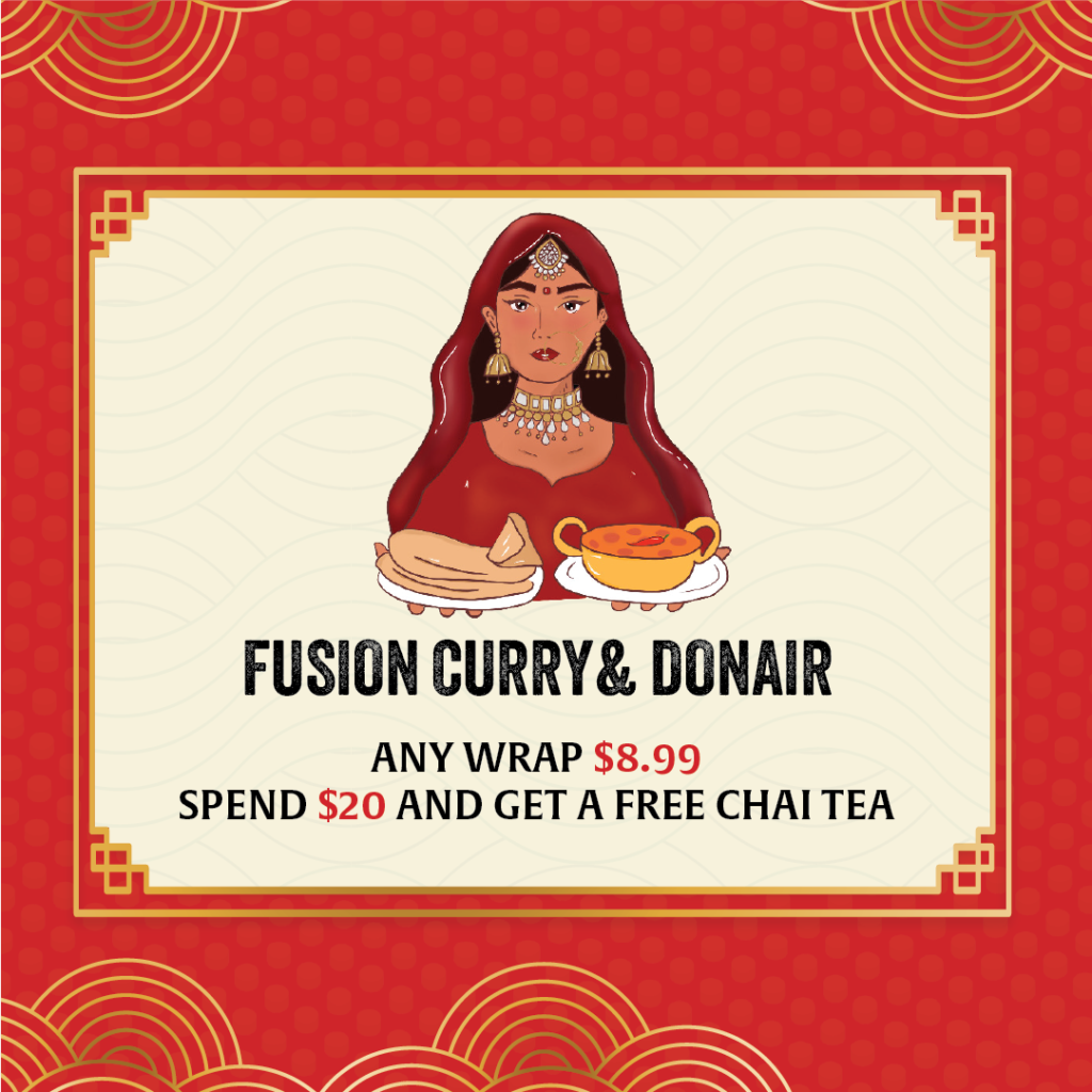 fusion curry donair lansdowne february promotion