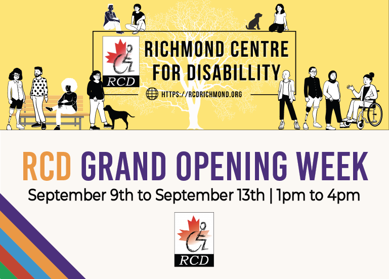 RCD Grand opening week september 9 to september 13