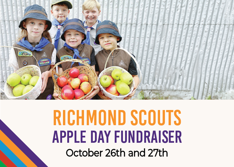 Richmond scouts apple day fundraisers