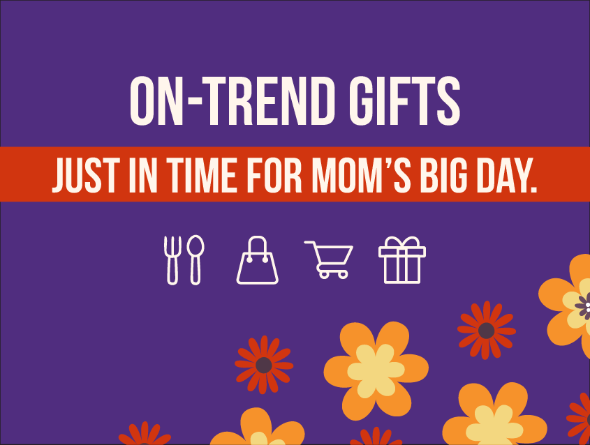 on-trend gifts just in time for mom's big day