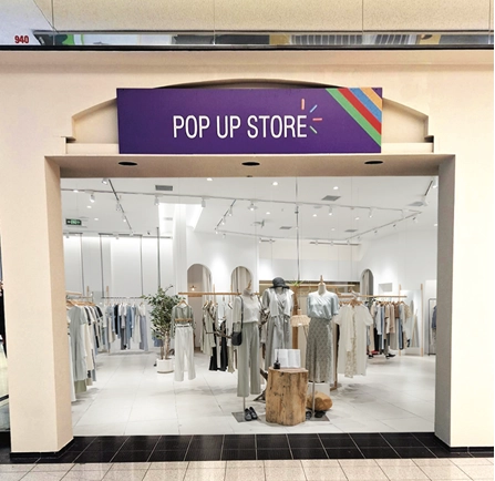 Pop-up store opportunities at Lansdowne mall Richmond BC